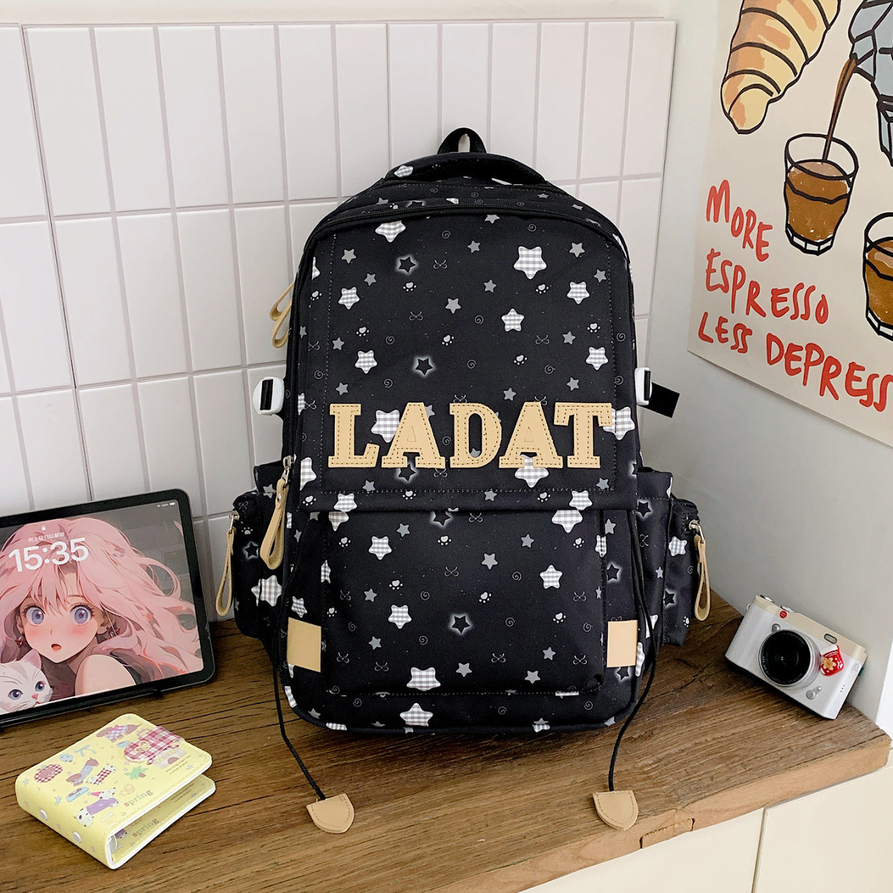 Multi-Funktionale Rucksack mit Sternmotiv 1787242962