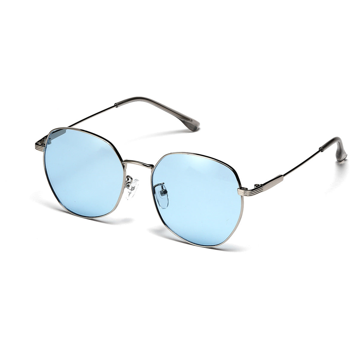 Damen auffällige geometrische Sonnenschutzbrille mit UV-Schutz Brehn
