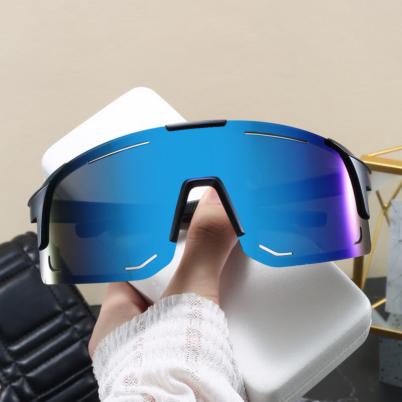 Damen Sportliche Sonnenbrille mit breitem Sichtfeld Brehn