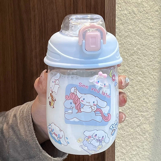 Damen verspielte Trinkflasche mit einzigartigem Sicherheitsverschluss Brehn