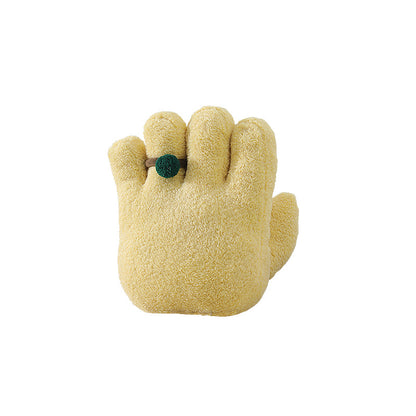 Plüsch-Dekokissen in Handform mit Pompon-Applikation Brehn
