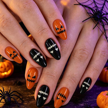 Halloween-Themen Stiletto-Nagelkunst Brehn