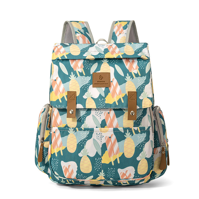 Verspielter Muster Multi-Fach Rucksack Brehn