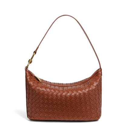 Stylische Geflochtene Leder-Handtasche Brehn