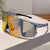 Unisex nan sportliche Performance-Sonnenbrille mit durchgehender Visierlinse und bruchsicherer Polycarbonatlinse Brehn