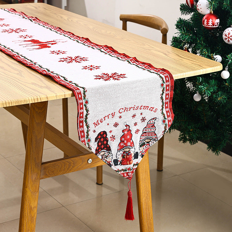 Festliche Tischdecke mit Weihnachtsmotiv Brehn