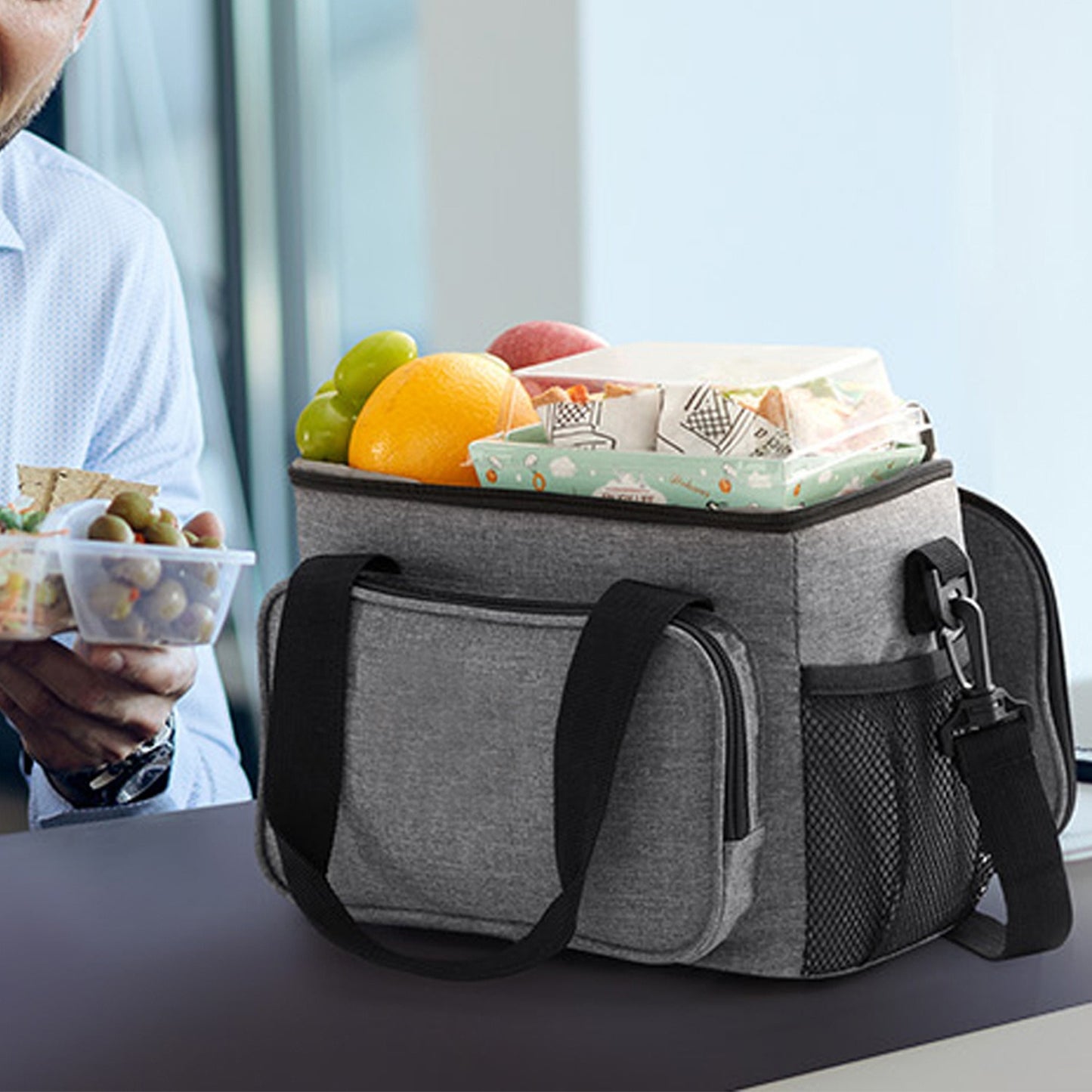 Damen Isolierte Kühltasche mit zusätzlichem Stauraum Brehn
