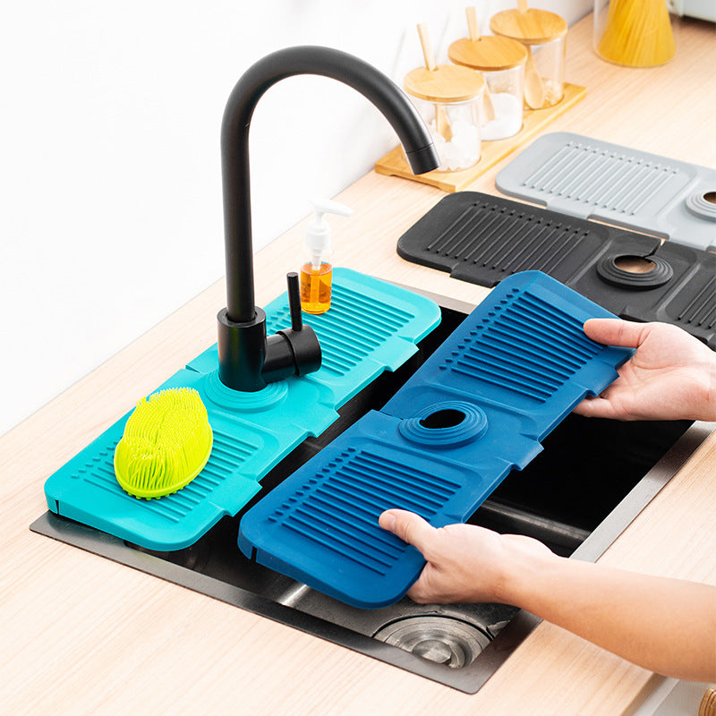 Silikon-Abtropfmatte mit Integrierter Rinnenfunktion Brehn