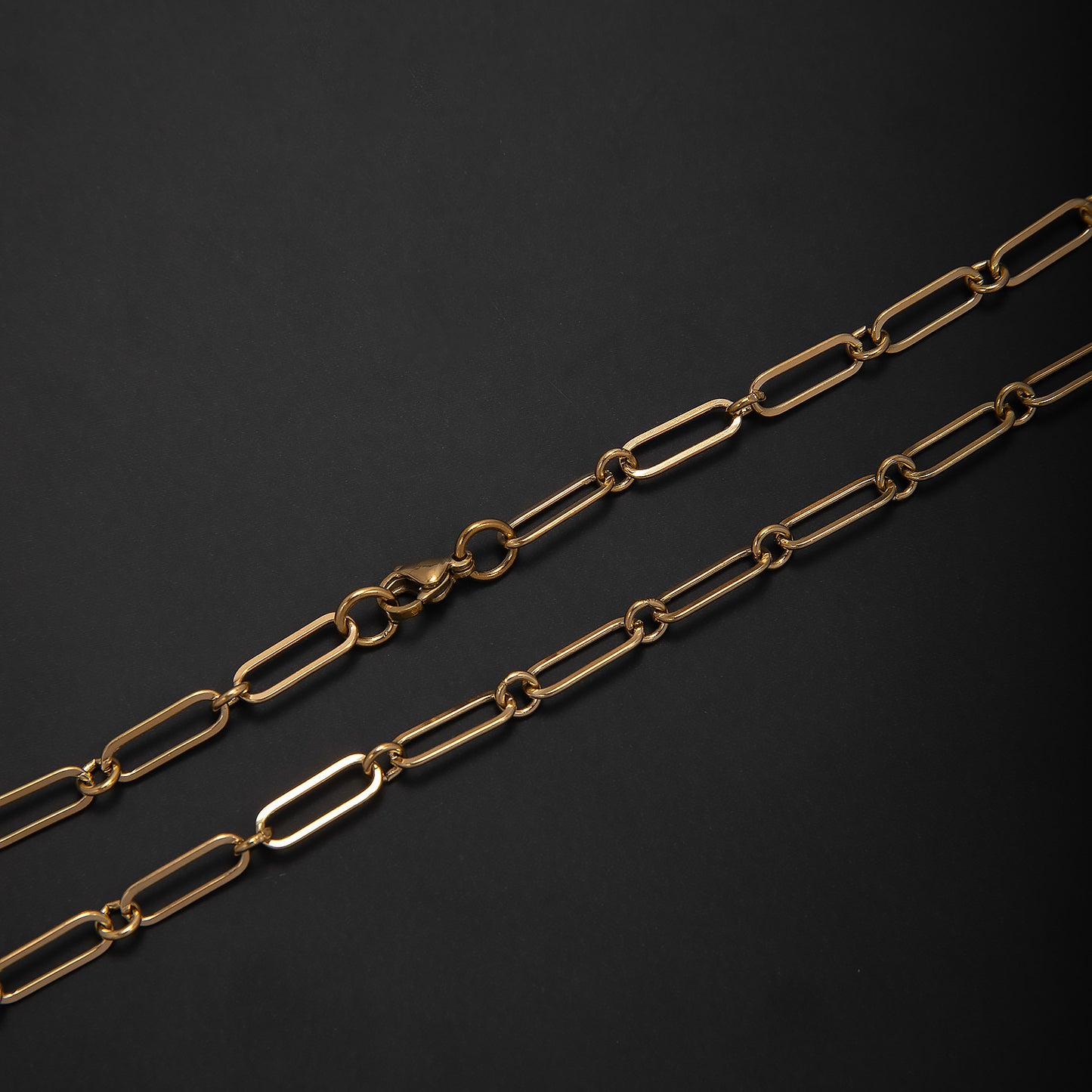 Elegante offene Gliederkette Halskette Brehn