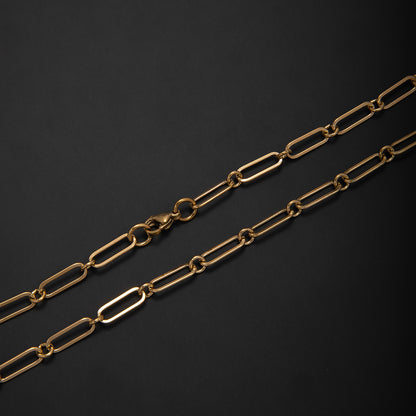Elegante offene Gliederkette Halskette Brehn