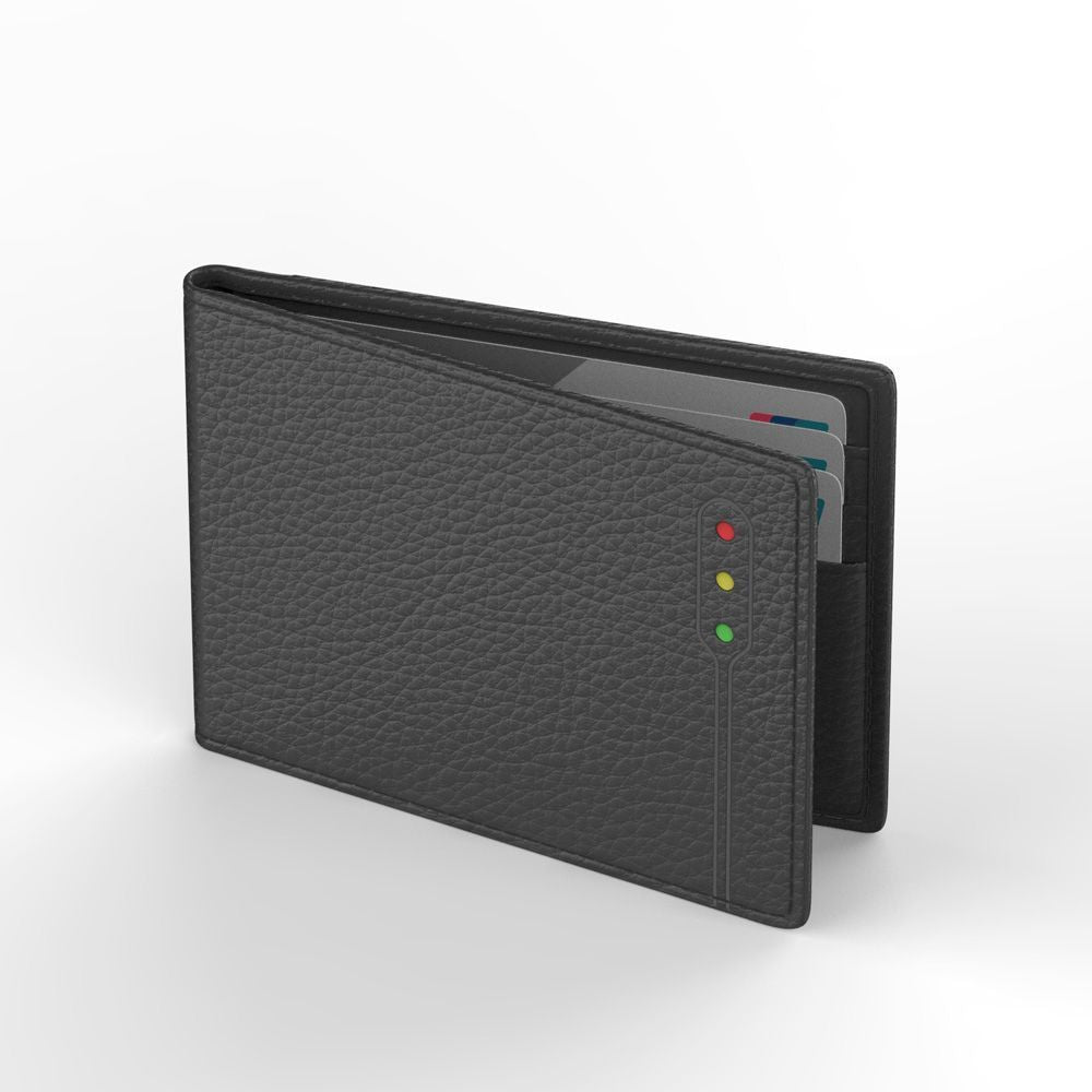 RFID-blockierende Leder-Kartenhalter Brehn