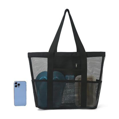 Geräumige Netz-Strandtasche Brehn