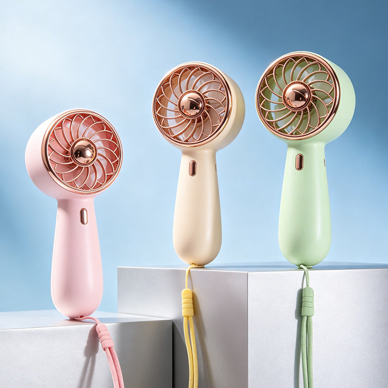 Damen Tragbarer Handventilator mit ergonomischem Design und leistungsstarkem Akku Brehn