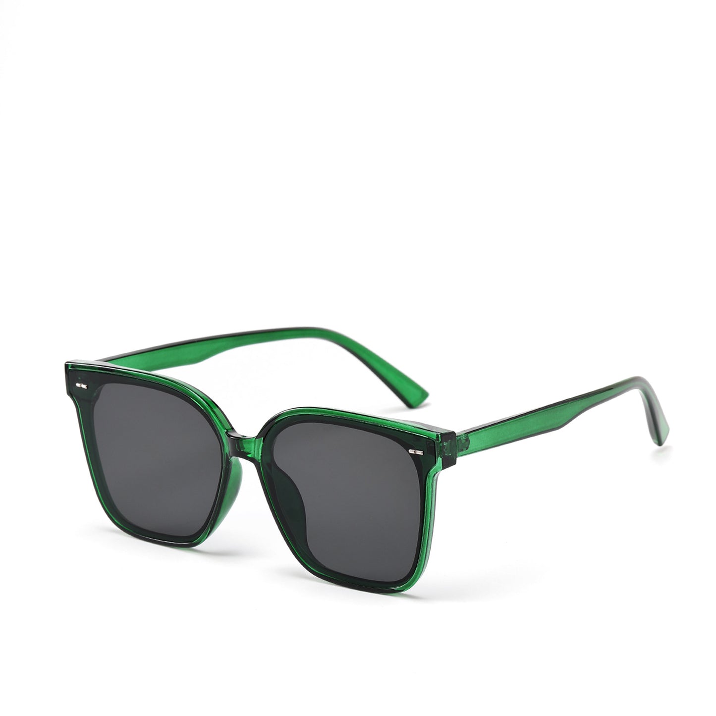 Damen moderne quadratische Sonnenbrille mit transparentem Rahmen Brehn 1780030387