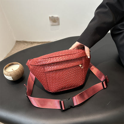 Stylische Woven Bauchtasche
