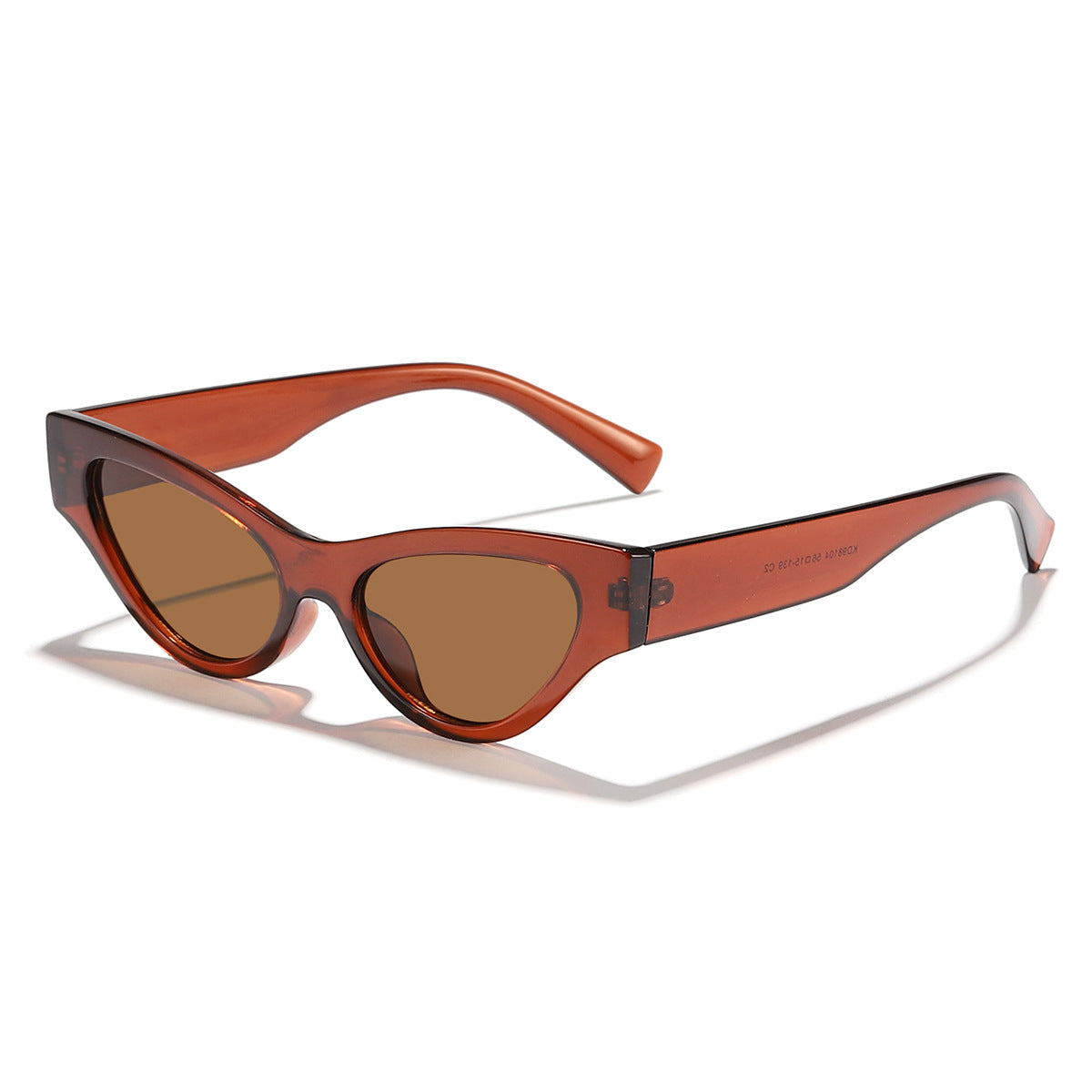 Damen Cat-Eye Sonnenbrille mit elegantem, transparentem Rahmen und UV-Schutz Brehn