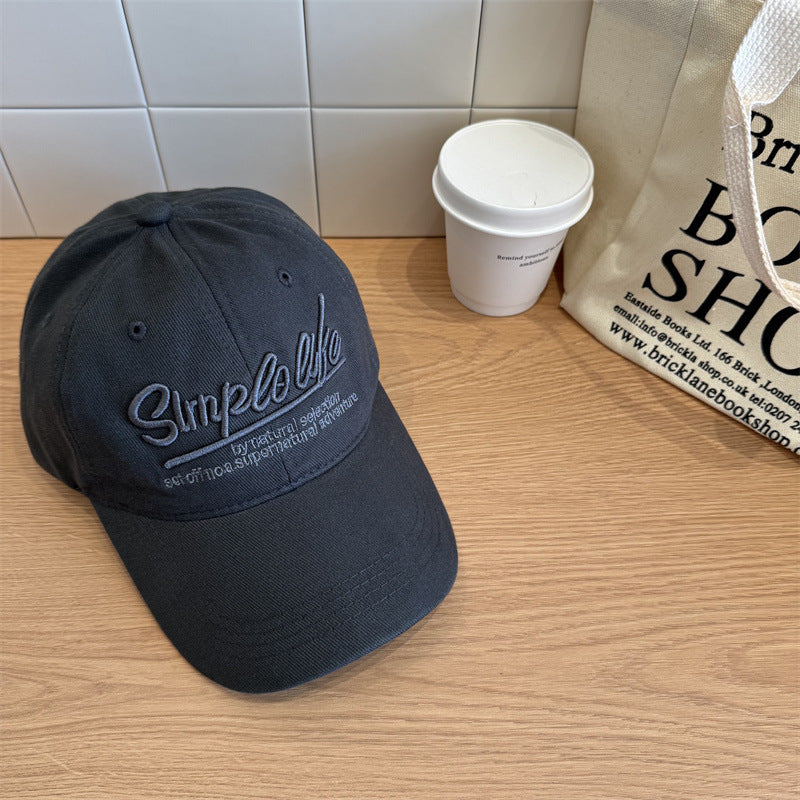 Damen Casual Weiches Stoff Verstellbare Baseballmütze Brehn