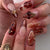 Dekorative 3D Nagelkunst Extensions Brehn