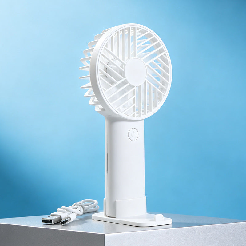 Damen tragbarer USB Mini-Handventilator mit flexiblem Neigungsmechanismus Brehn