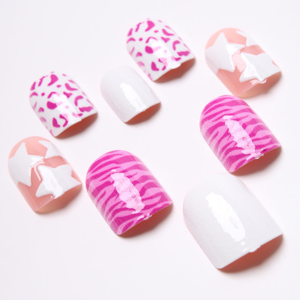Künstlerisch inspiriertes Press-On Nagelset Brehn