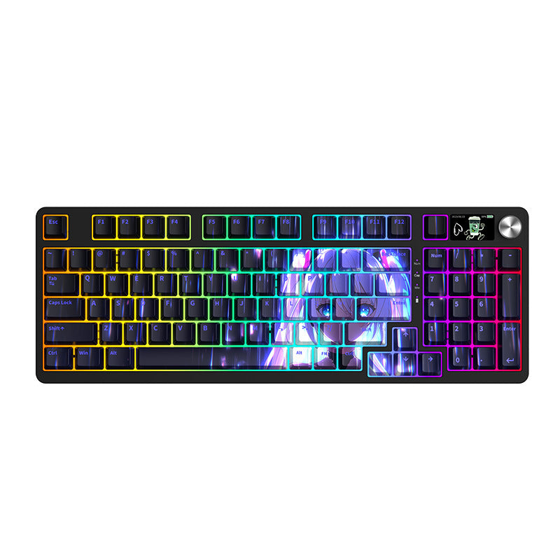 Drahtlose anpassbare mechanische Tastatur Brehn