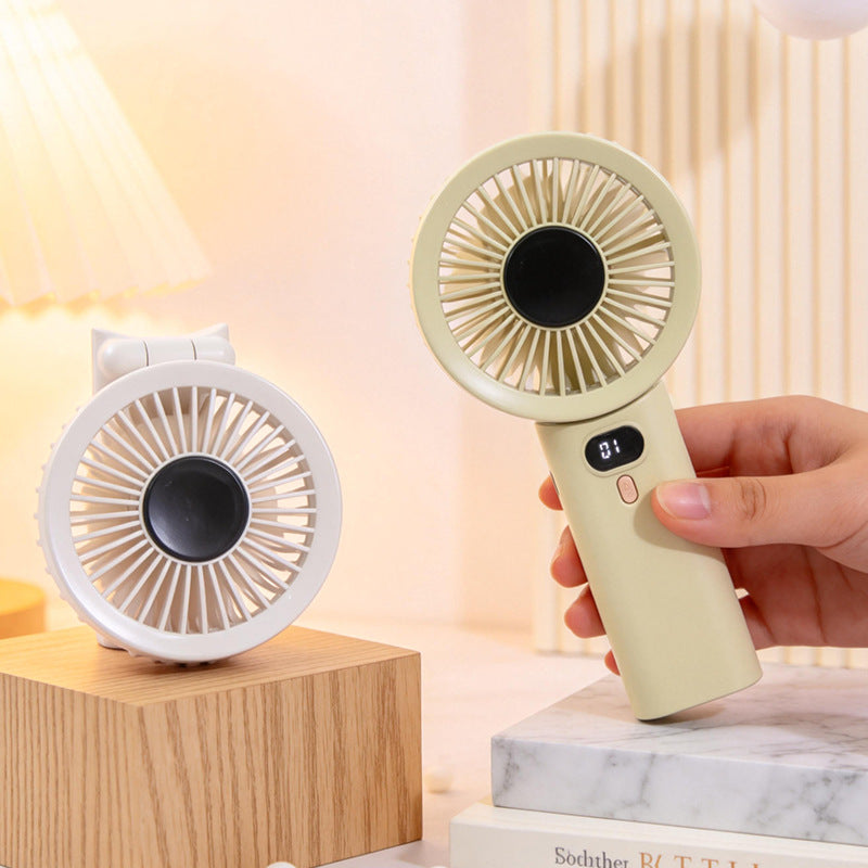 Damen Tragbarer Handventilator mit temperaturregulierender Anzeige Brehn