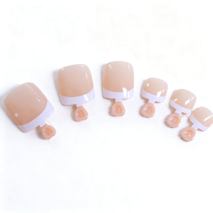 Premium French Tip Gel Nagelkunst Brehn