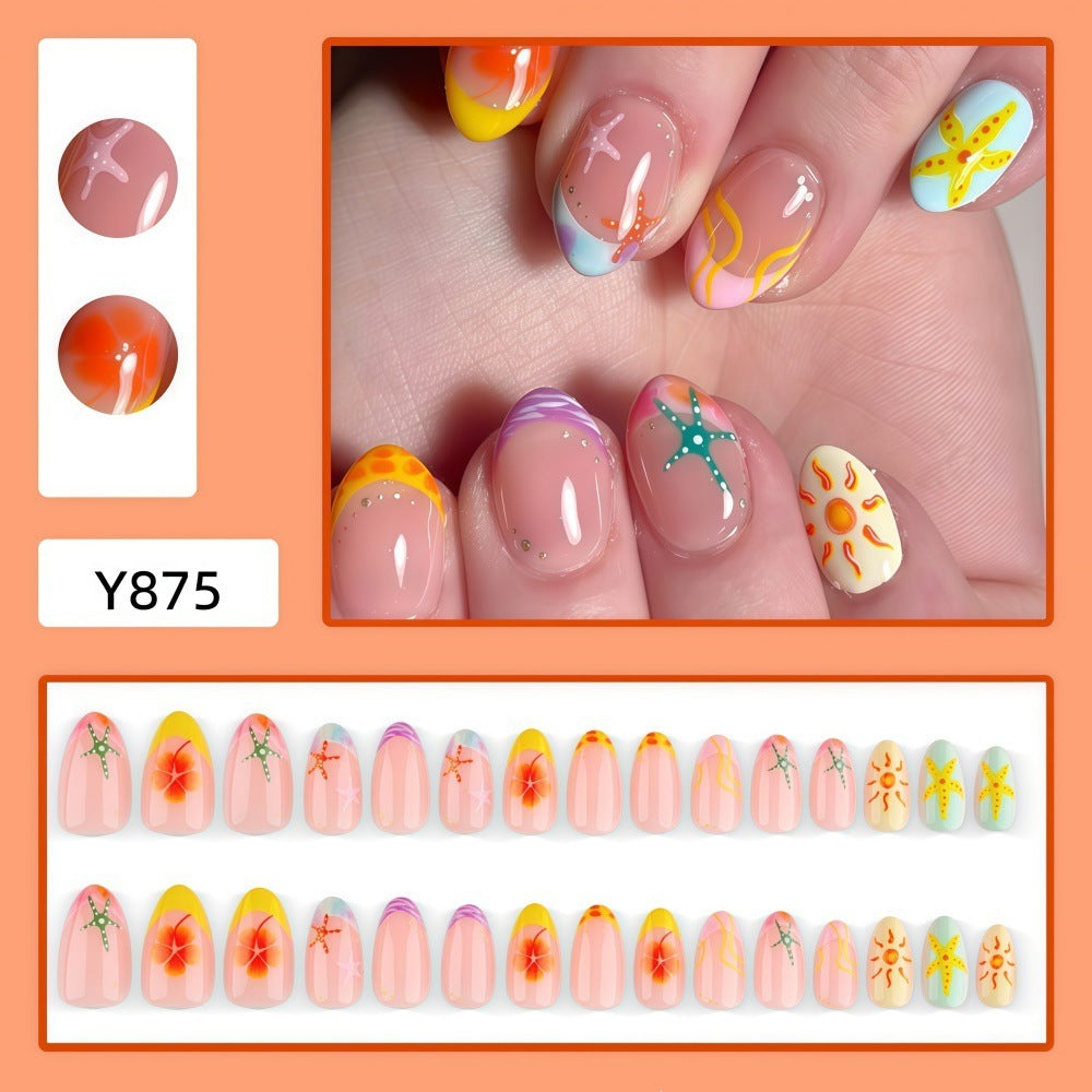 Kreatives und farbenfrohes Nageldesign-Set Brehn