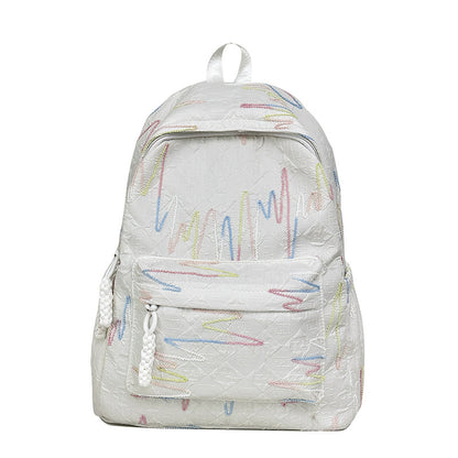Rucksack mit Buntem Geometrischem Design Brehn