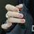 Transparentes Nageldesign Brehn