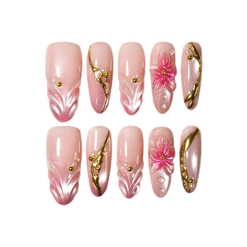 Floral Akzent Nagelkunst Verlängerungen Brehn