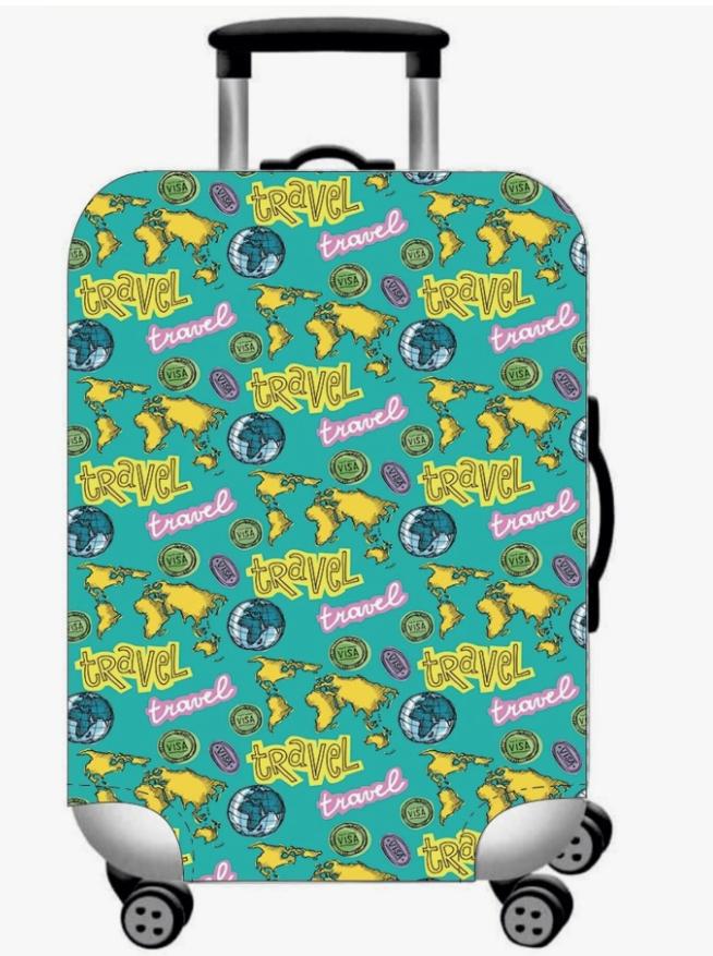 Unisex nan elastischer Kofferbezug mit 3D Hundemotiv für Trolley, dehnbar und kratzfest Brehn