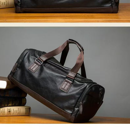 Premium Leder Reise-Duffle Bag