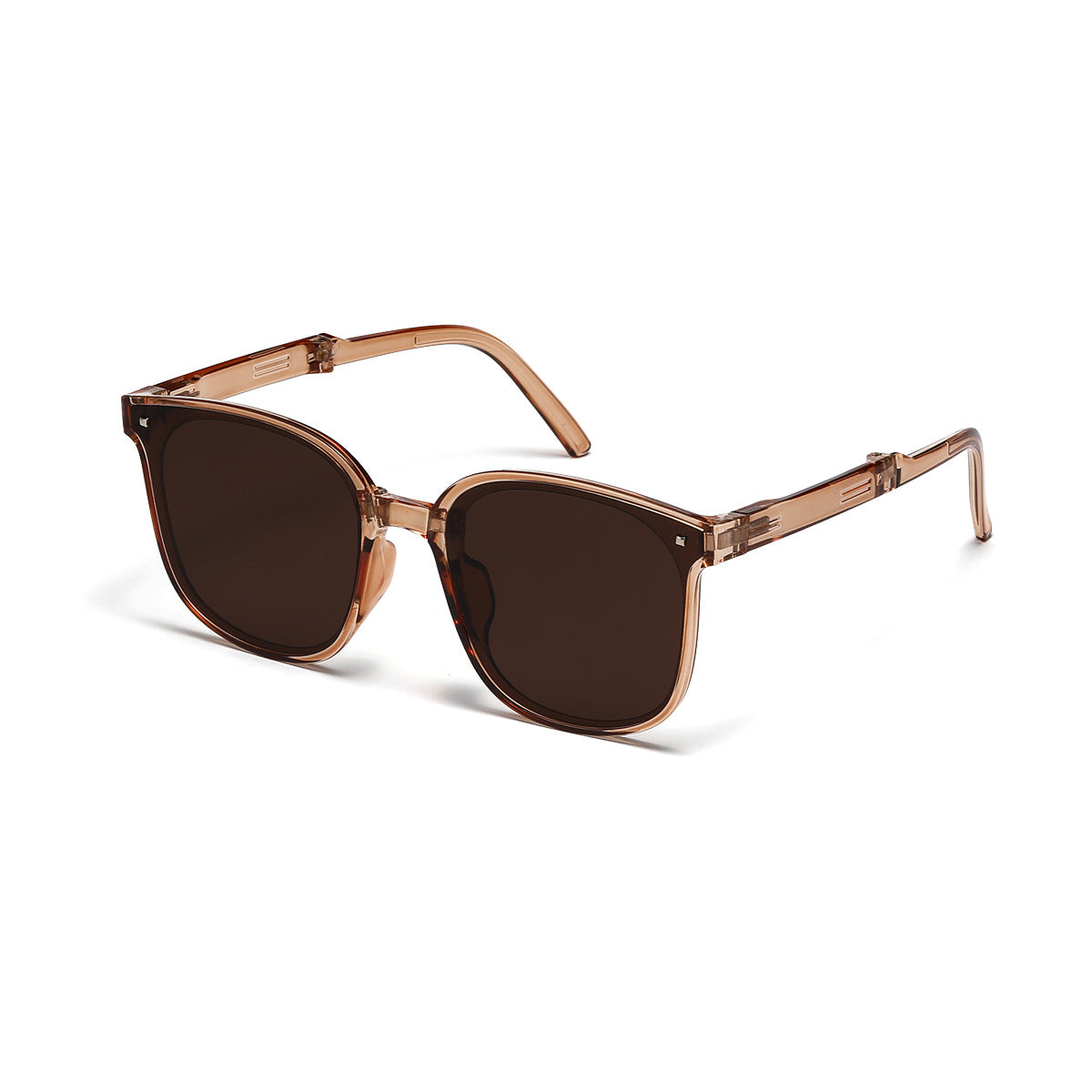 Damen quadratische Sonnenbrille mit innovativem Kunststoffrahmen und polarisierten Gläsern Brehn