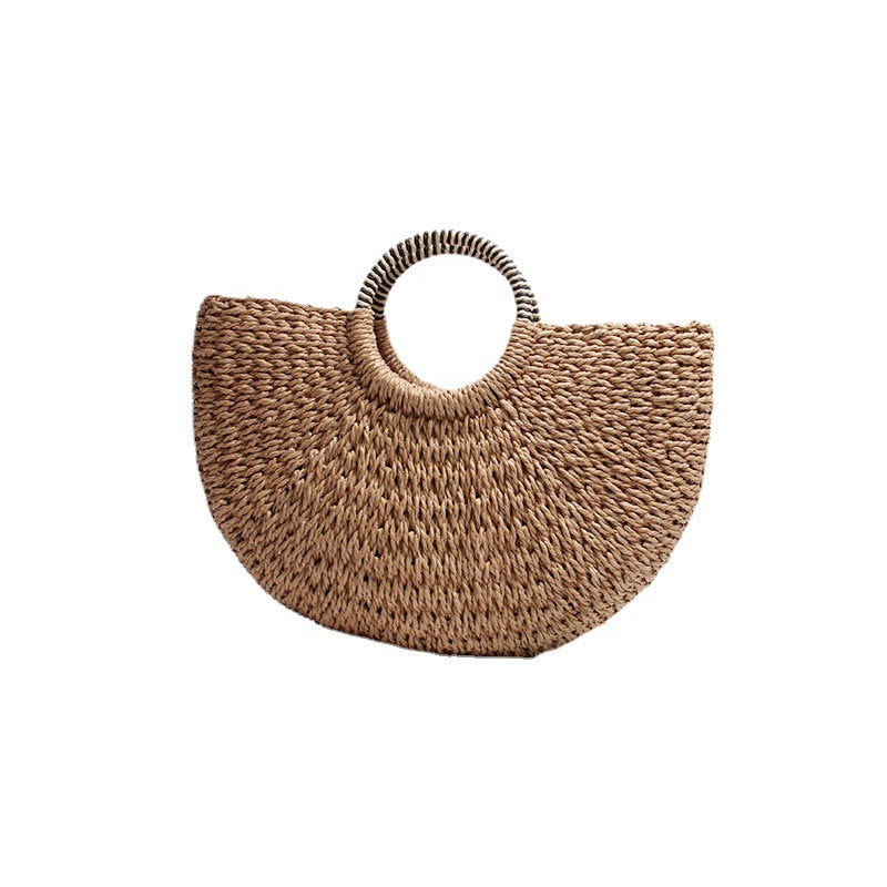 Elegante Korbtasche mit Muscheldekor Brehn