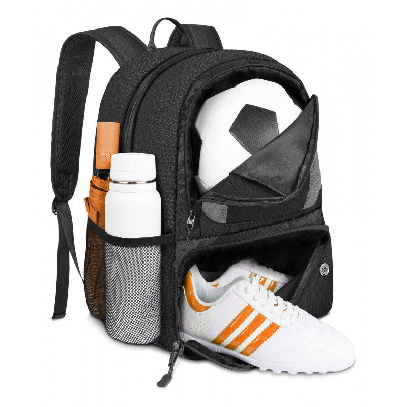 Sportlicher Rucksack mit Schuhfach und Getränkefach Brehn