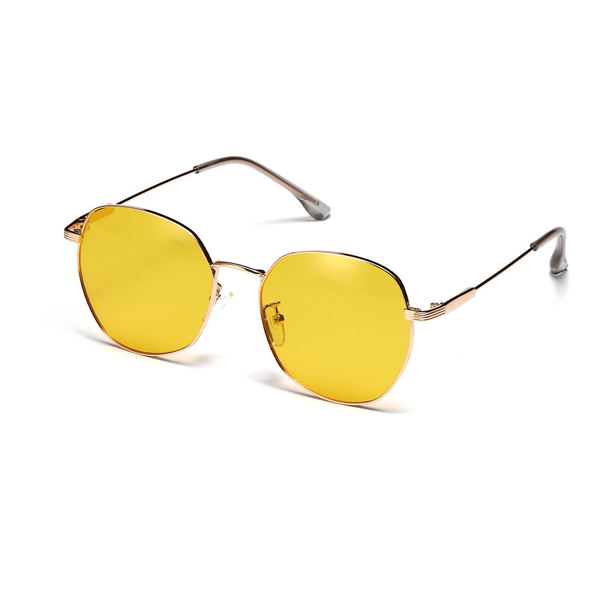 Damen auffällige geometrische Sonnenschutzbrille mit UV-Schutz Brehn