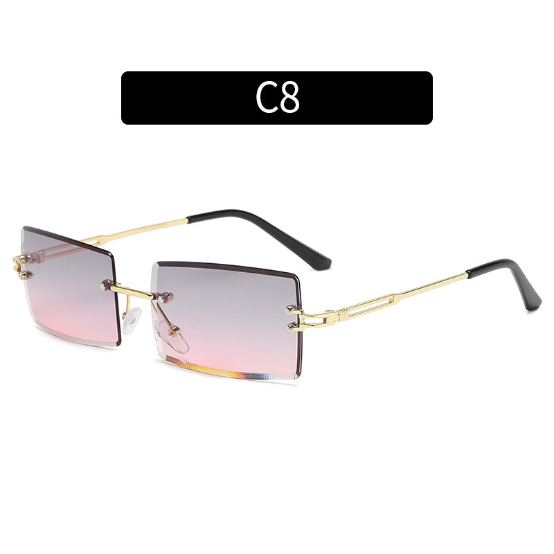 Elegante geometrische Schild-Sonnenbrille