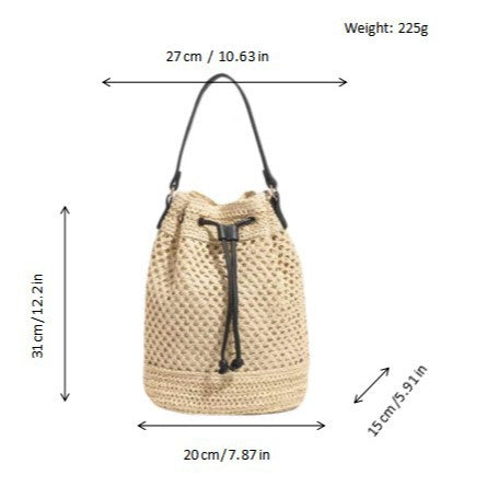 Leichte Makramee Beuteltasche Brehn