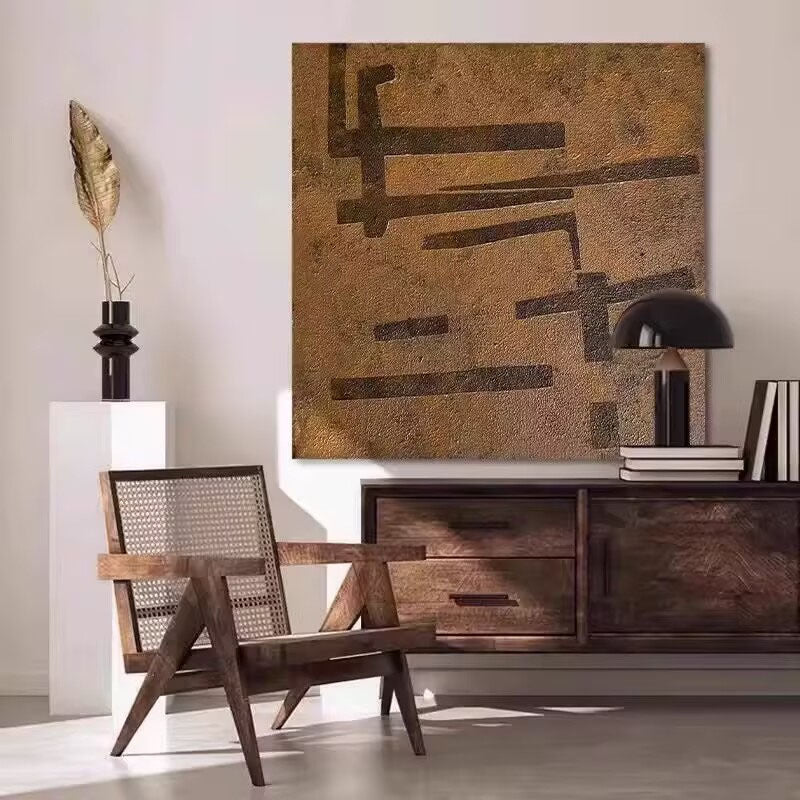 Abstrakte geometrische Wandleinwandkunst