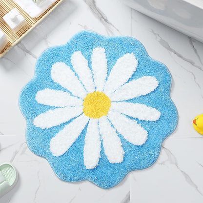 Florale Form Badmatte