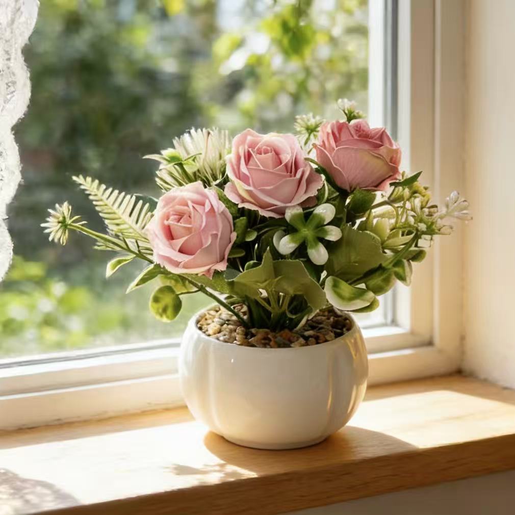 Dekorative Miniatur Blumenarrangement