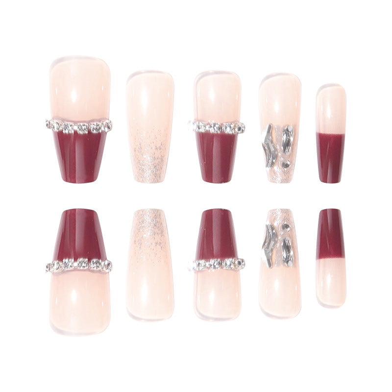 Mit Strass verzierten Stiletto Press-On Nägel Brehn 1789085992
