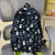 Spaßiger und verspielter Panda-Print-Rucksack