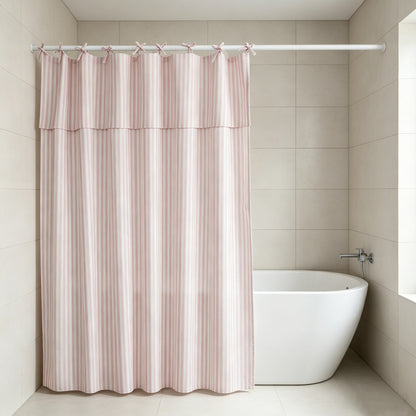 Elegante Gestreifte Duschvorhang Brehn