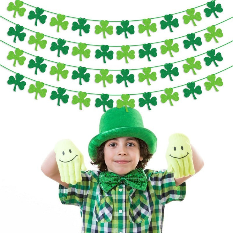 Festliche Shamrock-Girlande Brehn