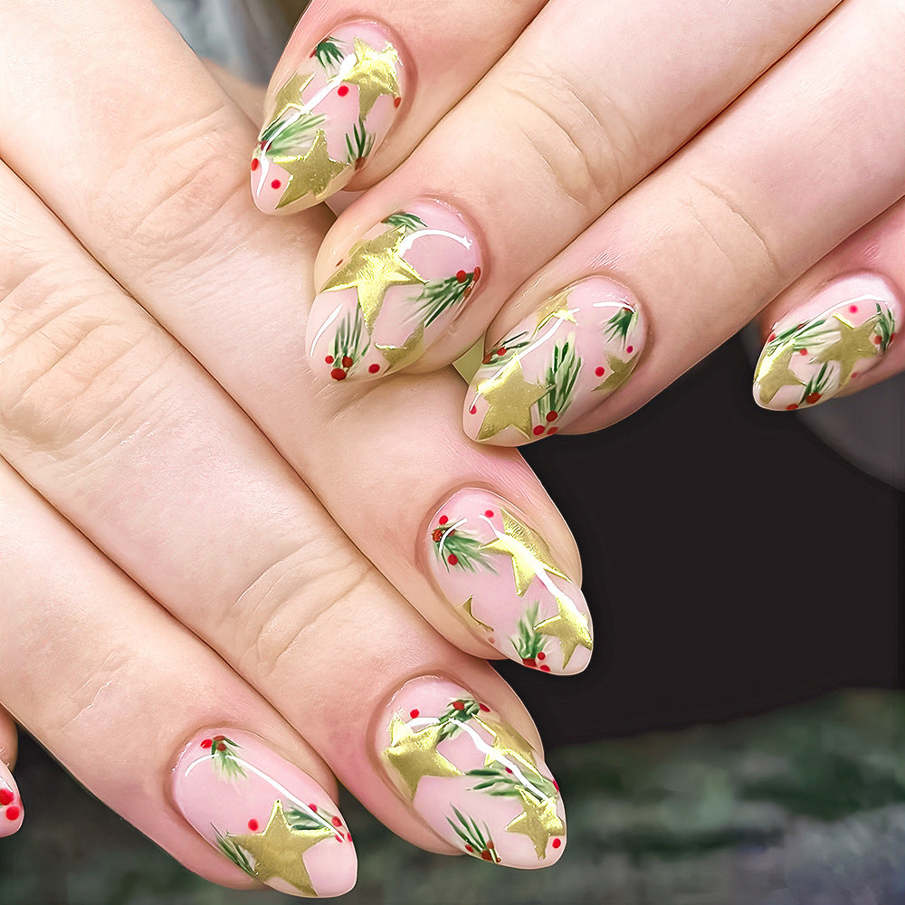 Festliche Feiertags-Nagelkunst-Design Brehn