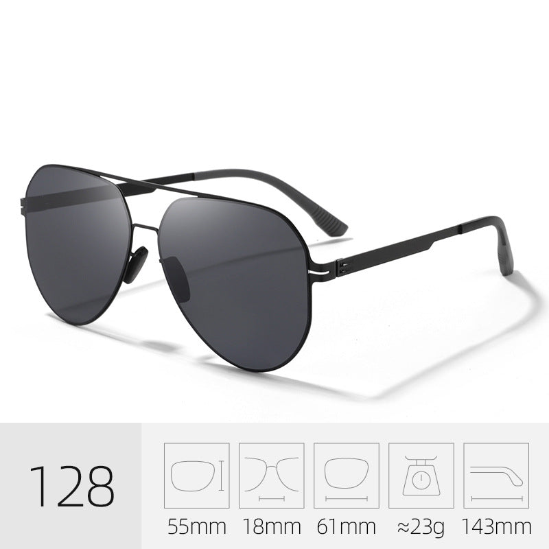 Hochleistungs-Aviator-Sonnenbrille Brehn