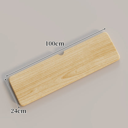 Ergonomische Massivholz-Tastatur-Handballenablage mit Kabelschlitz