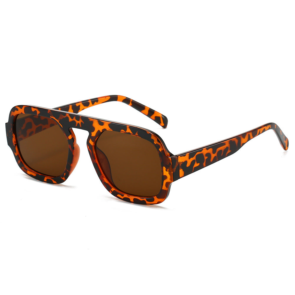 Oversized geometrische Linsen Sonnenbrille Brehn